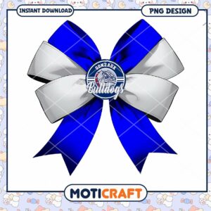 Gonzaga Bulldogs Bow PNG Instant Download Design Ideal