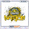 Golden Bulls Nation PNG Design Instant Download Art