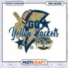 Go Yellow Jackets Football PNG Design for Fans