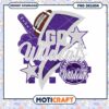 Go Wildcats Football PNG Design Instant Download Art