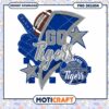 Go Tigers Memphis Football PNG Design Instant Download