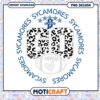 Go Sycamores Leopard Print PNG Design Instant Download