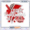 Go Red Raiders Football PNG Instant Download Design