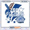 Go Panthers Georgia State Football PNG Design Download