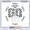 Go Owls Football PNG Design for Instant Download Print