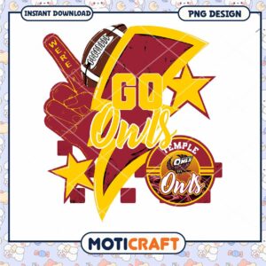 Go Owls Football PNG Design for Team Spirit Merchandise