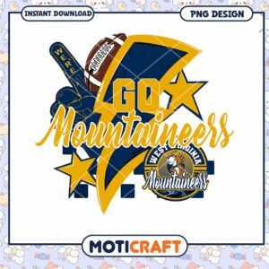 Go Mountaineers PNG Graphic West Virginia Spirit Design