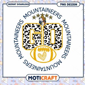 Go Mountaineers PNG Design for Instant Download Fun