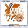Go Longhorns Football PNG Design Instant Download Art
