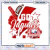 Go Jaguars Football Art Instant Download PNG Design
