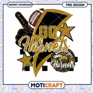 Go Hornets Alabama State Football PNG Instant Download