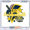 Go Golden Bulls Football PNG Design Instant Download