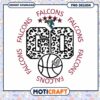 Go Falcons Basketball PNG Design for Instant Download