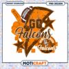Go Falcons Cheer PNG Design for Sports Fans Download