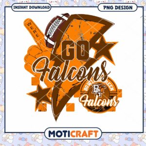 Go Falcons Cheer PNG Design for Sports Fans Download