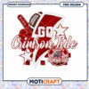 Go Crimson Tide Football Team Spirit PNG Download Design