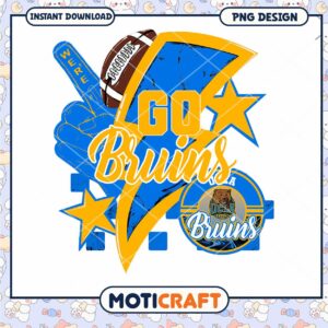 Go Bruins PNG Design for Sports Fans and Enthusiasts