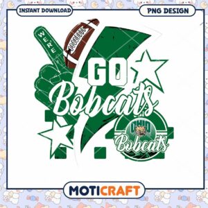 Go Bobcats PNG Design for Ohio University Fans