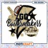 Go Boilermakers Football PNG Instant Download Design