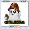 Ghostly Central Michigan PNG Design for Instant Download