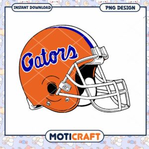 Gators Football Helmet PNG Instant Download Design File