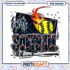 Fun Softball Design for Instant Download PNG Art