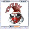 Fun Cartoon Rebel Football PNG Design for Download