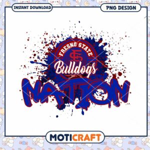 Fresno State Bulldogs Nation PNG Art for Fans
