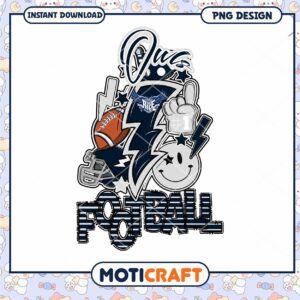 Football PNG Design Exciting Instant Download Graphic