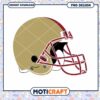 Football Helmet PNG Graphic Instant Download Design