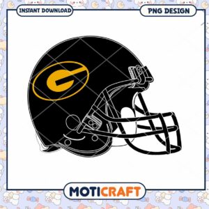Football Helmet PNG Design for Instant Download Art