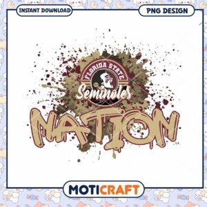 Florida State Seminoles Nation PNG Design Download