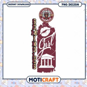 Florida State Seminoles Girl PNG Design Instant Download