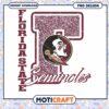 Florida State Seminoles Glitter PNG Design for Download