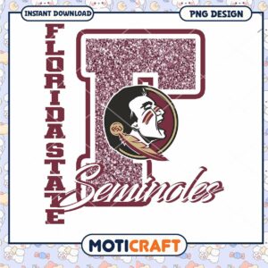 Florida State Seminoles Glitter PNG Design for Download