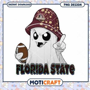 Florida State Ghost Mascot PNG Design Downloadable Art