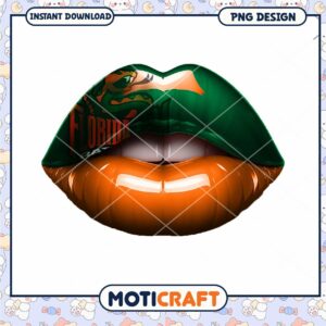 Florida A&M University Lips PNG Design Instant Download