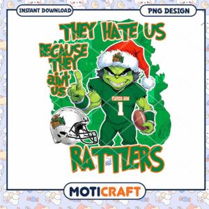 Florida A&M Rattlers PNG Design for Instant Download