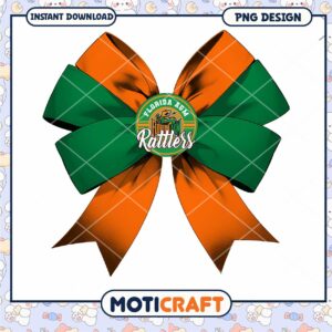 Florida A&M Rattlers Bow PNG Design Instant Download