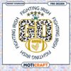 Fighting Irish Go Football PNG Design for Fans Instant Download