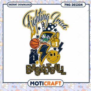 Fighting Irish Basketball Fun PNG Design for Download
