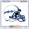Electric Blue Football Helmet PNG Instant Download Design