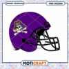 East Carolina University Pirate Helmet PNG Design Download
