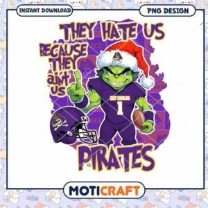 East Carolina Pirates PNG Design Instant Download Art