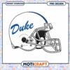Duke Football Helmet Design PNG Instant Download Art