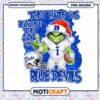 Duke Blue Devils PNG Design with Fun Holiday Theme