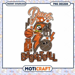 Ducks Basketball PNG Instant Download Design Graphics