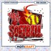 Downloadable Softball Team Spirit PNG Graphic Design