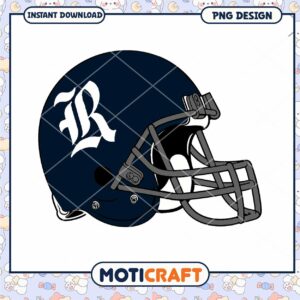Custom Football Helmet PNG Design for Instant Download