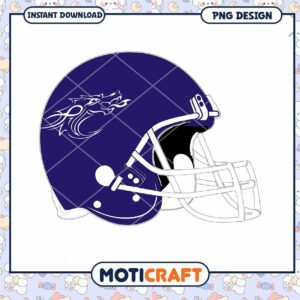 Custom Dragon Design Football Helmet PNG Download